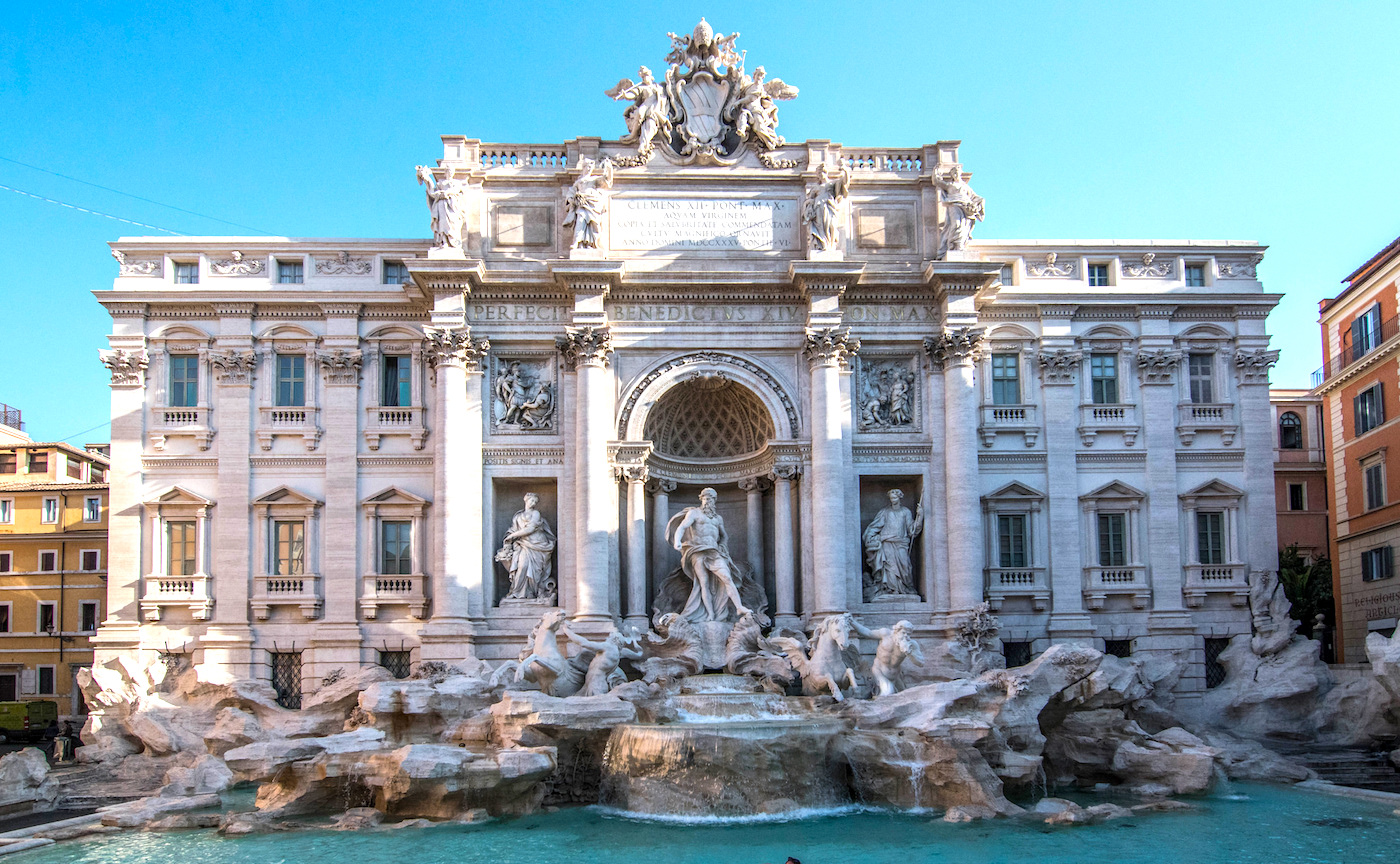 Fontana di Trevi en Roma