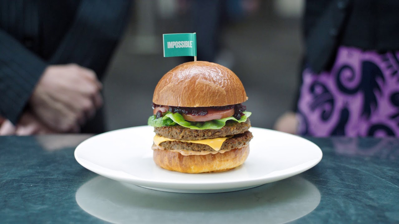 Hamburguesa Imposible de Air New Zealand